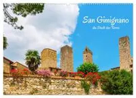 Müller / CALVENDO |  San Gimignano, die Stadt der Türme (Wandkalender 2025 DIN A2 quer), CALVENDO Monatskalender | Sonstiges |  Sack Fachmedien