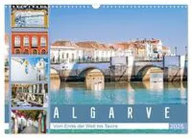 Meyer / CALVENDO |  Algarve - Vom Ende der Welt bis Tavira (Wandkalender 2025 DIN A3 quer), CALVENDO Monatskalender | Sonstiges |  Sack Fachmedien