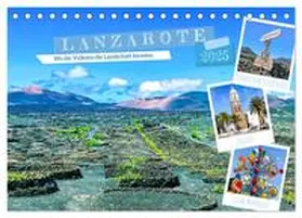 Meyer / CALVENDO |  Lanzarote - Wo die Vulkane die Landschaft formten (Tischkalender 2025 DIN A5 quer), CALVENDO Monatskalender | Sonstiges |  Sack Fachmedien