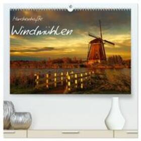 Wagner / CALVENDO |  Märchenhafte Windmühlen (hochwertiger Premium Wandkalender 2025 DIN A2 quer), Kunstdruck in Hochglanz | Sonstiges |  Sack Fachmedien