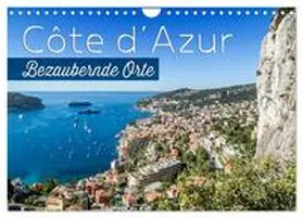 Viola / CALVENDO |  CÔTE D¿AZUR Bezaubernde Orte (Wandkalender 2025 DIN A4 quer), CALVENDO Monatskalender | Sonstiges |  Sack Fachmedien