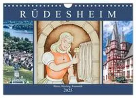 Meyer / CALVENDO |  Rüdesheim - Rhein, Riesling, Romantik (Wandkalender 2025 DIN A4 quer), CALVENDO Monatskalender | Sonstiges |  Sack Fachmedien