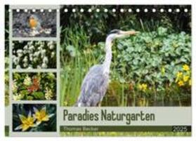 Becker / CALVENDO |  Paradies Naturgarten (Tischkalender 2025 DIN A5 quer), CALVENDO Monatskalender | Sonstiges |  Sack Fachmedien