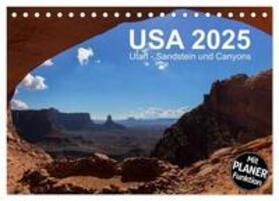 Zimmermann / CALVENDO |  USA 2025 Utah - Sandstein und Canyons (Tischkalender 2025 DIN A5 quer), CALVENDO Monatskalender | Sonstiges |  Sack Fachmedien