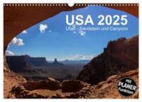 Zimmermann / CALVENDO |  USA 2025 Utah - Sandstein und Canyons (Wandkalender 2025 DIN A3 quer), CALVENDO Monatskalender | Sonstiges |  Sack Fachmedien