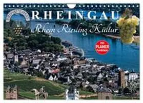 Meyer / CALVENDO |  Rheingau - Rhein Riesling Kultur (Wandkalender 2025 DIN A4 quer), CALVENDO Monatskalender | Sonstiges |  Sack Fachmedien