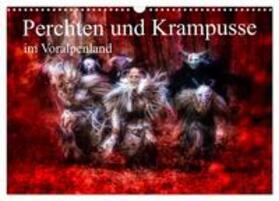 Fiedler / CALVENDO |  Perchten und Krampusse im Voralpenland (Wandkalender 2025 DIN A3 quer), CALVENDO Monatskalender | Sonstiges |  Sack Fachmedien