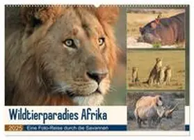 Herzog / CALVENDO |  Wildtierparadies Afrika - Eine Foto-Reise durch die Savannen (Wandkalender 2025 DIN A2 quer), CALVENDO Monatskalender | Sonstiges |  Sack Fachmedien