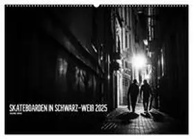 Wagner / CALVENDO | Skateboarden in Schwarz-Weiß (Wandkalender 2025 DIN A2 quer), CALVENDO Monatskalender | Sonstiges | 978-3-435-67214-1 | sack.de