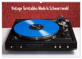 Müller / CALVENDO |  Vintage Turntables Made In Schwarzwald (Wandkalender 2025 DIN A2 quer), CALVENDO Monatskalender | Sonstiges |  Sack Fachmedien