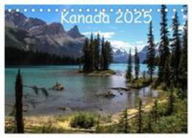 Zimmermann / CALVENDO |  Kanada 2025 (Tischkalender 2025 DIN A5 quer), CALVENDO Monatskalender | Sonstiges |  Sack Fachmedien