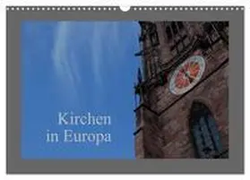 Falk / CALVENDO |  Kirchen in Europa (Wandkalender 2025 DIN A3 quer), CALVENDO Monatskalender | Sonstiges |  Sack Fachmedien