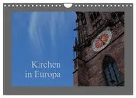 Falk / CALVENDO |  Kirchen in Europa (Wandkalender 2025 DIN A4 quer), CALVENDO Monatskalender | Sonstiges |  Sack Fachmedien