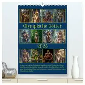 Braun / CALVENDO |  Olympische Götter (hochwertiger Premium Wandkalender 2025 DIN A2 hoch), Kunstdruck in Hochglanz | Sonstiges |  Sack Fachmedien