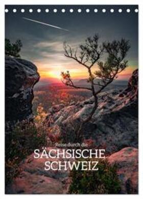 Becker / CALVENDO |  Reise durch die Sächsische Schweiz (Tischkalender 2025 DIN A5 hoch), CALVENDO Monatskalender | Sonstiges |  Sack Fachmedien