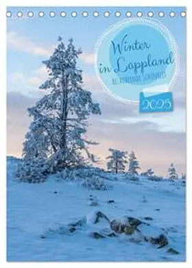 Schulz / CALVENDO |  Winter in Lappland - Bezaubernde Schönheit (Tischkalender 2025 DIN A5 hoch), CALVENDO Monatskalender | Sonstiges |  Sack Fachmedien