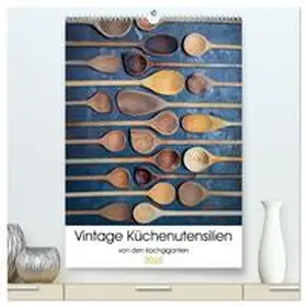 Kochgiganten / CALVENDO |  Vintage Küchenutensilien (hochwertiger Premium Wandkalender 2025 DIN A2 hoch), Kunstdruck in Hochglanz | Sonstiges |  Sack Fachmedien