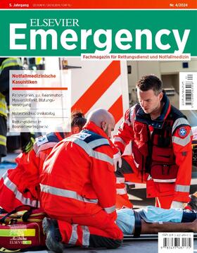 Gollwitzer / Grusnick / Klausmeier | ELSEVIER Emergency. Notfallmedizinische Kasuistiken. 4/2024: Fachmagazin für Rettungsdienst und Notfallmedizin | Buch | 978-3-437-48217-5 | sack.de