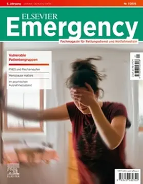 Gollwitzer / Schwarz / Grusnick |  ELSEVIER Emergency. Vulnerable Patientengruppen. 1/2025: Fachmagazin für Rettungsdienst und Notfallmedizin | Buch |  Sack Fachmedien