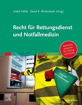 Höhle / Winkenbach / Flake |  Recht für Rettungsdienst und Notfallmedizin | Buch |  Sack Fachmedien