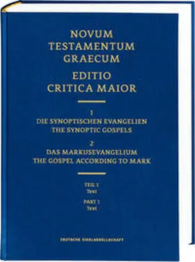 Institut für Neutestamentliche Textforschung |  ECM I/2.1. Markusevangelium. Text | Buch |  Sack Fachmedien