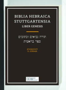 Eißfeldt / Elliger / Rudolph |  Biblia Hebraica Stuttgartensia / Liber Genesis | Buch |  Sack Fachmedien