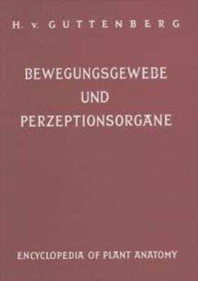 Guttenberg |  Handbuch der Pflanzenanatomie | Buch |  Sack Fachmedien