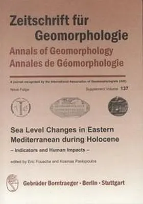 Fouache / Pavlopoulos |  Sea Level Changes in Eastern Mediterranean during Holocene Indicators and Human Impacts | Buch |  Sack Fachmedien