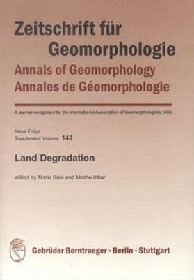 Sala / Inbar |  Land Degradation | Buch |  Sack Fachmedien