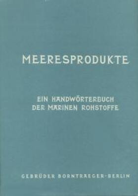 Pax |  Meeresprodukte | Buch |  Sack Fachmedien