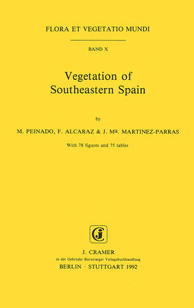 Peinado / Alcaraz / Martinez-Parras |  Vegetation of Southeastern Spain | Buch |  Sack Fachmedien