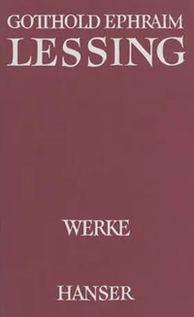 Göpfert / Lessing / Schönert |  Werke Band V | Buch |  Sack Fachmedien