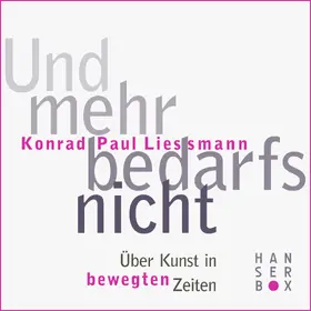 Liessmann | Und mehr bedarfs nicht | E-Book | sack.de