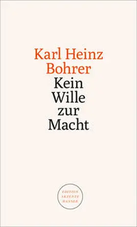 Bohrer |  Kein Wille zur Macht | Buch |  Sack Fachmedien