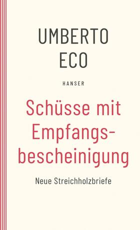 Eco |  Schüsse mit Empfangsbescheinigung | eBook | Sack Fachmedien