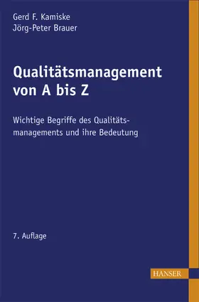 Kamiske / Brauer |  Qualitätsmanagement von A - Z | Buch |  Sack Fachmedien