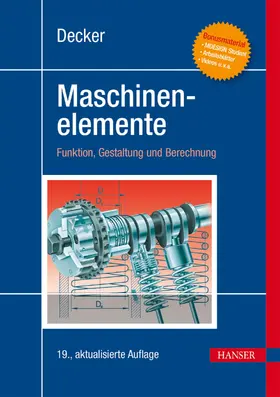 Decker |  Decker Maschinenelemente | Buch |  Sack Fachmedien