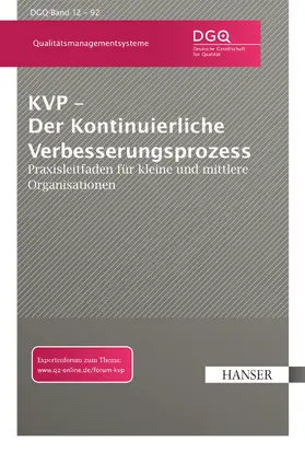 DGQ |  KVP - Der Kontinuierliche Verbesserungsprozess | eBook | Sack Fachmedien