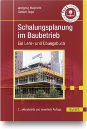 Malpricht / Rupp |  Schalungsplanung im Baubetrieb | Buch |  Sack Fachmedien