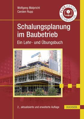 Malpricht / Rupp |  Schalungsplanung im Baubetrieb | eBook | Sack Fachmedien