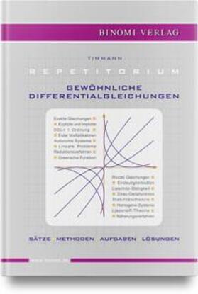 Timmann |  Repetitorium Gewöhnliche Differentialgleichungen | Buch |  Sack Fachmedien