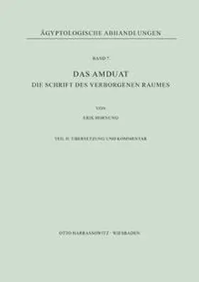 Hornung |  Das Amduat | Buch |  Sack Fachmedien