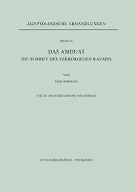 Hornung |  Das Amduat | Buch |  Sack Fachmedien