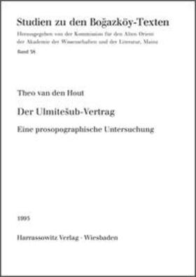 Hout |  Der Ulmitešub-Vertrag | Buch |  Sack Fachmedien