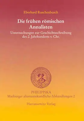 Ruschenbusch |  Die frühen römischen Annalisten | Buch |  Sack Fachmedien