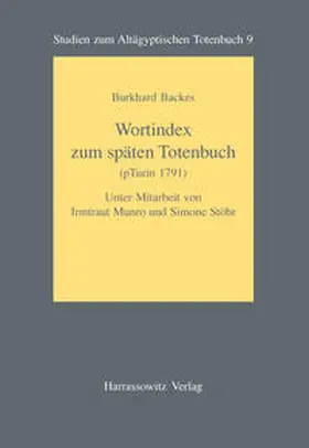 Backes |  Das altägyptische "Zweiwegebuch" | Buch |  Sack Fachmedien