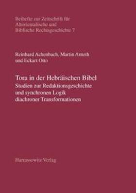 Achenbach / Arneth / Otto |  Tora in der Hebräischen Bibel | Buch |  Sack Fachmedien
