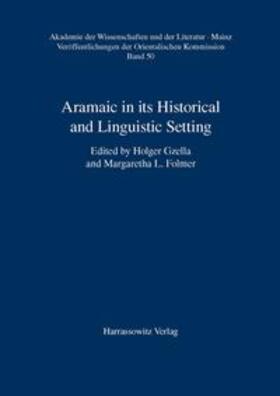 Gzella / Folmer |  Aramaic in its Historical and Linguistic Setting | Buch |  Sack Fachmedien