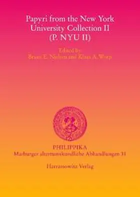 Nielsen / Worp | Papyri from the New York University Collection II (P.NYU II) | Buch | 978-3-447-06093-6 | sack.de