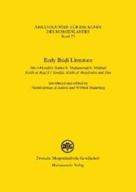al-Salimi / Madelung |  Early Ibadi Literature | Buch |  Sack Fachmedien